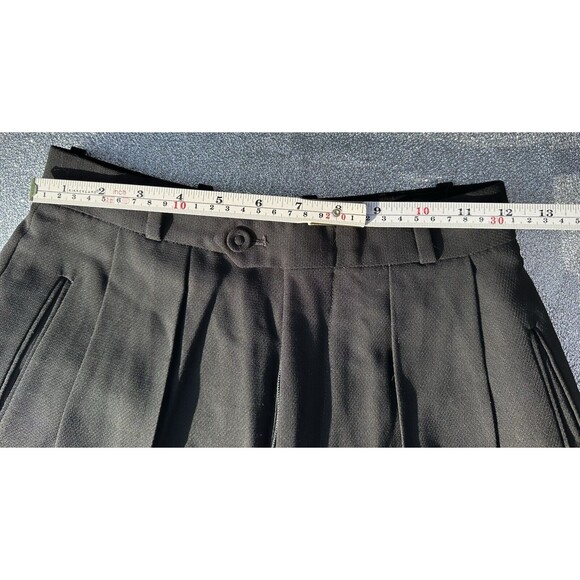 Vintage Nordstrom Bill Blass Womens Black Wool Sz 2  Pants Slacks - Picture 4 of 7